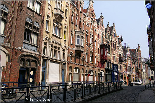Gent : rue près du marché du vendredi