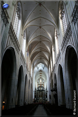 Antwerpen : l'intérieur de la cathédrale