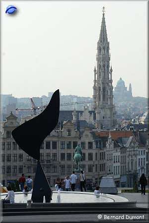 Bruxelles : perspective dans le centre-ville