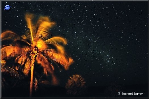 Lençóis Maranhenses, the Southern Cross in the starry sky