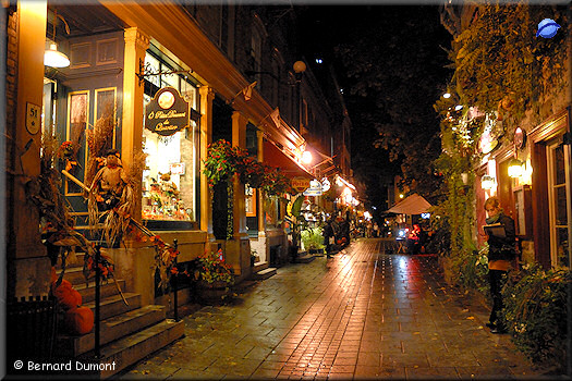 Quebec City, Petit Champlain Street in Vieux-Québec neighbourhood