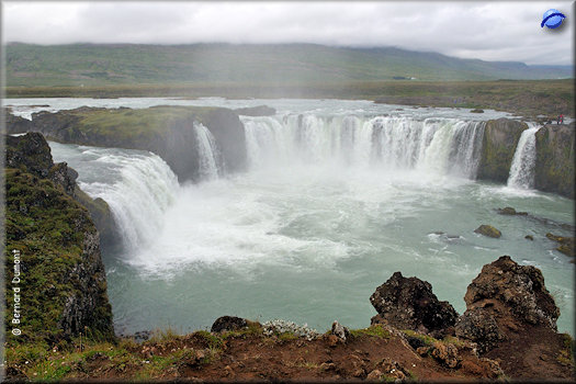 Goðafoss waterfall, on river Skjálfandafljót