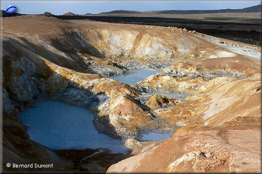 Leirhnjúkur, mud ponds