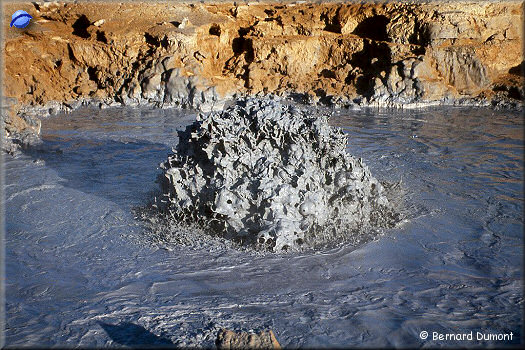 Boiling mud