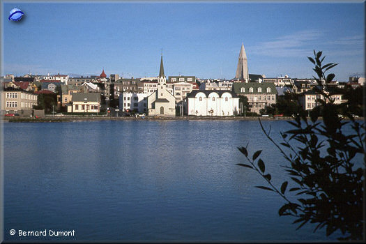 Reykjavík, lake Tjörnin