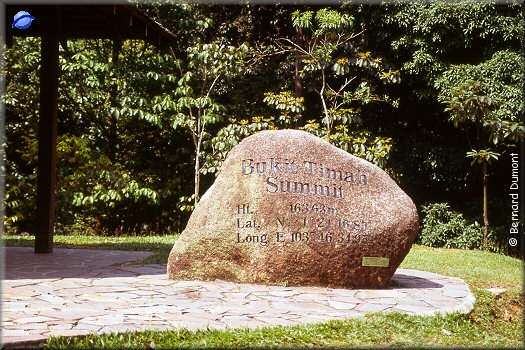 Bukit Timah, highest point of Singapore