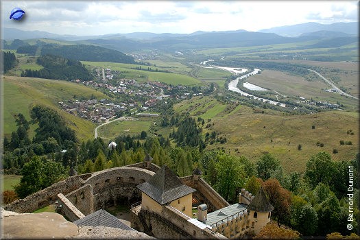 View from Lubovna castle