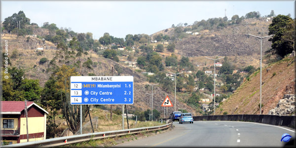 On the road to Mbabane the capital