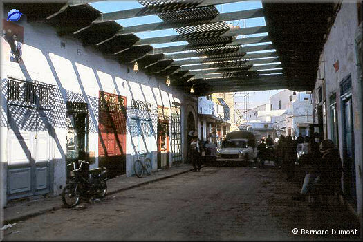Kairouan, shady street