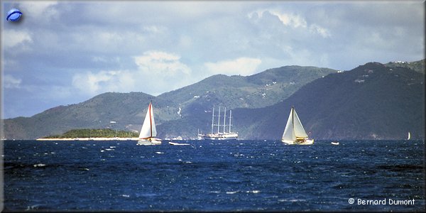 Between Tortola and Jost Van Dyke