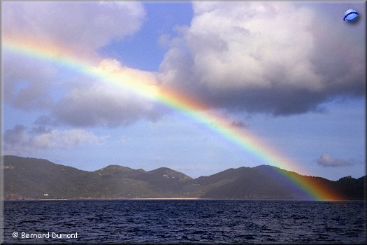 Rainbow near Tortola